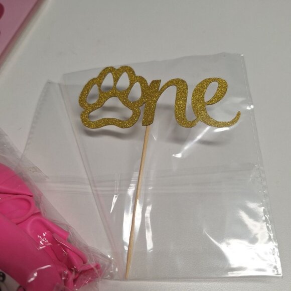 Dog Puppy Birthday Party Decorations Bandana Banner Balloons Cake Topper Girl - Picture 3 of 7